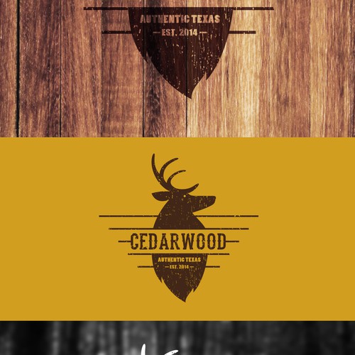 Capture the feel of a log cabin in Texas, deep within a woods filled with Cedar Trees