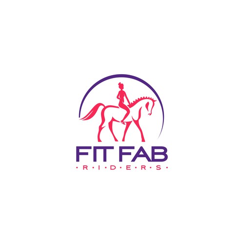 Logo design for Fit Fab Riders