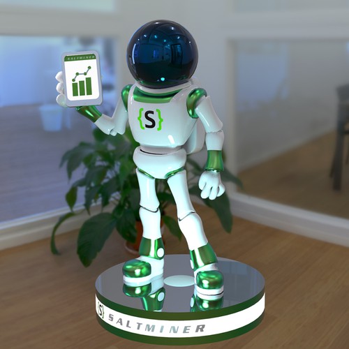 Salt Milner SpaceMan 3d Figurine