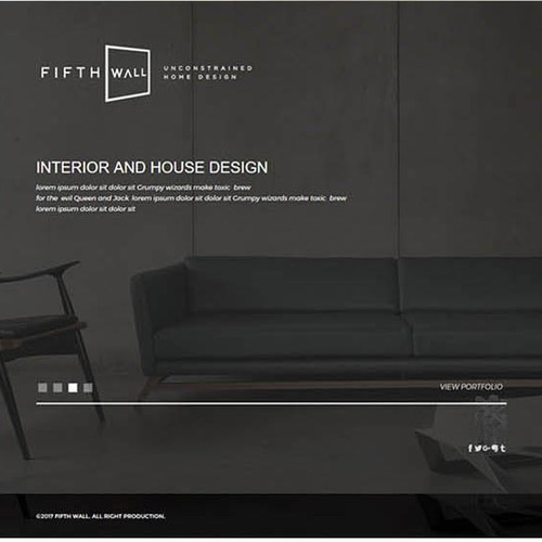 Create a web design in jimdo for architecture