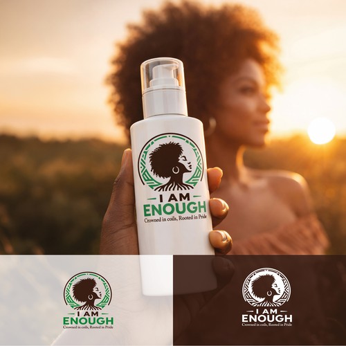 Crowned silhouette emblem