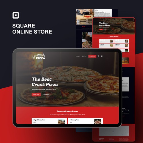Stampede Pizza Website