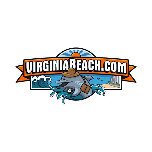 fun logo for virginia beach