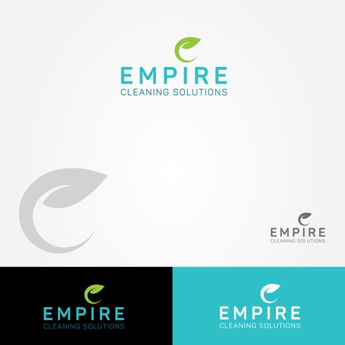 clean and pleasant logo for a cleaning service.