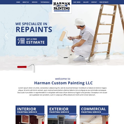 Established Painting Company First Website Design