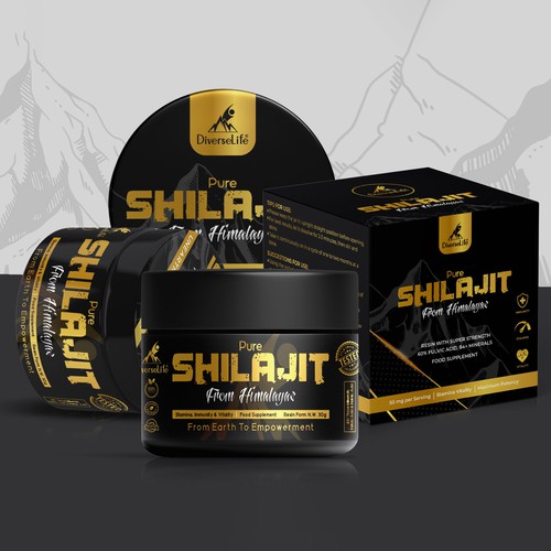 Shilajit Packaging Design