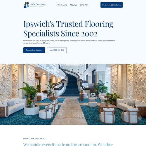 Flooring Service Website Design and Development