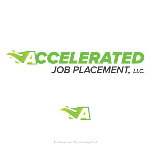 Accelerated Job Placement Logo design