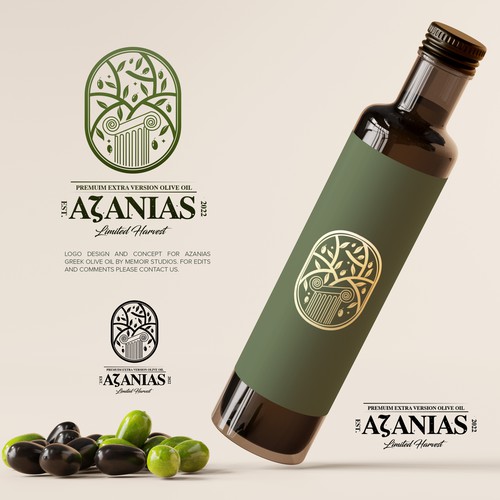 Azanias logo design