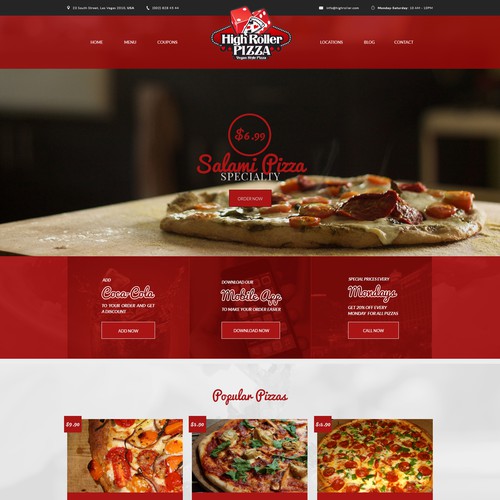 Highrollerpizza.com A all Natural organic free range pizza "Vegas Style Pizza"