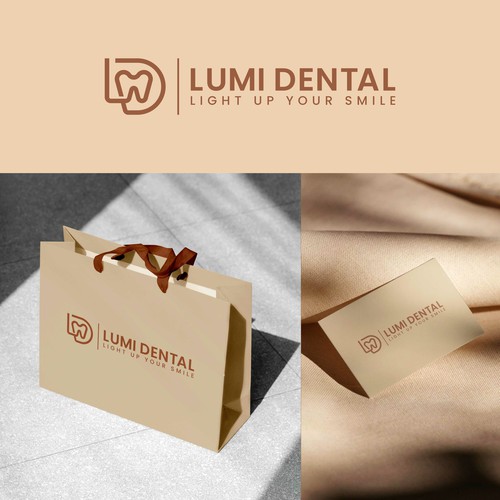 Letter LD dental Logo