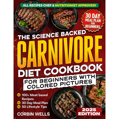 The Science Backed Carnivore Diet Cookbook For Beginners With Colored Pictures