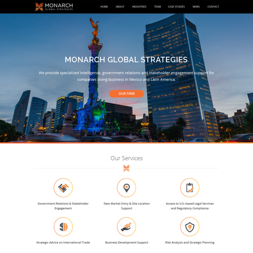Web Design For Monarch Global Strategies