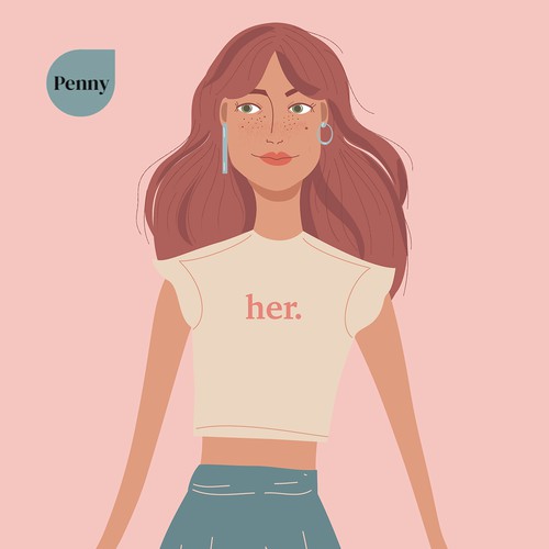 Millennial Woman iIlustration