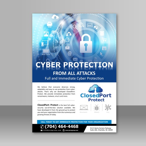 Cyber Protection Brochure Design