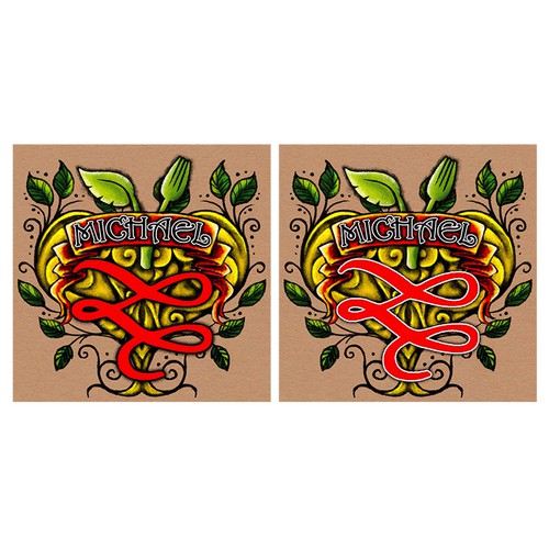 Design my new Tattoo with my Wedding Invitation Logo