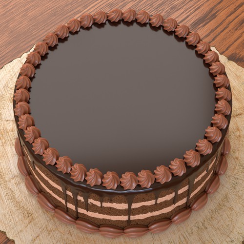 3D Cake Mockup