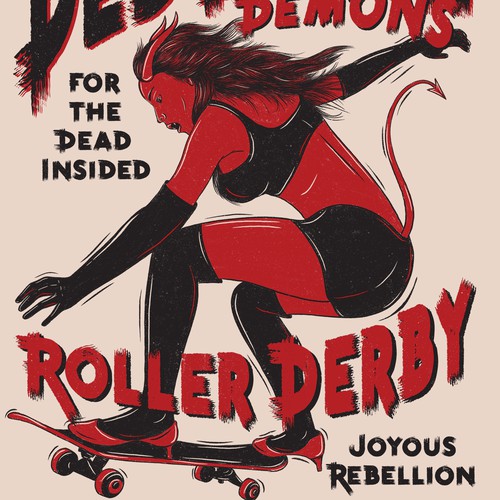 Shirt Illustration for Roller Derby Team 