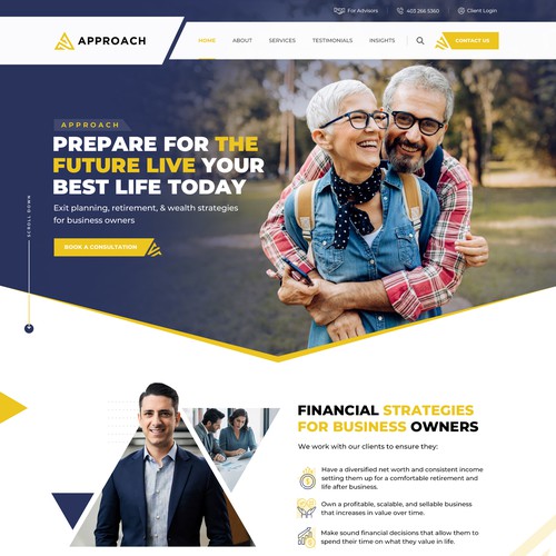  Professional Succession Planner & Wealth Advisor Website