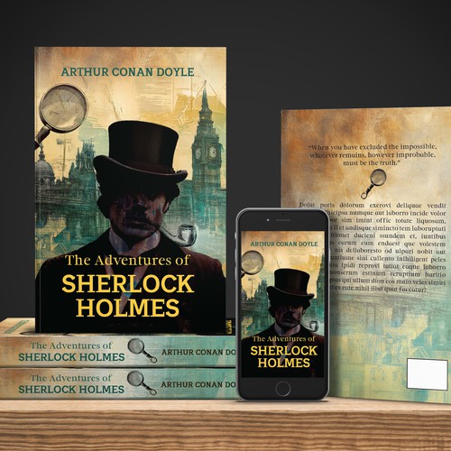 Commissioned Cover Design: The Adventures of Sherlock Holmes