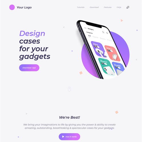 Gadgets Website Design