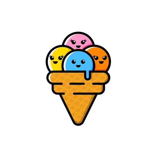 Ice cream logo