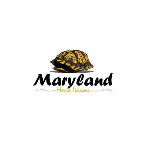 Logo concept for finding home company