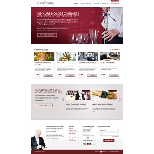 Leading Wine - Web Design