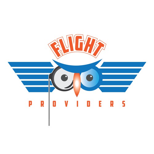Logo concept for aviation services company.
