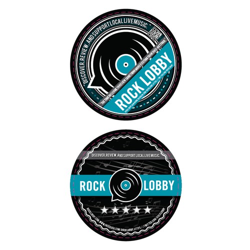 Rock Lobby needs an awesome coaster design that will get attention!