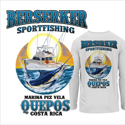 BERSEKER SPORTFISHING TSHIRT DESIGN 