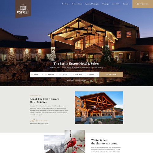Hotel webdesign