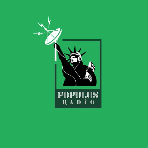 logo concept for Populus Radio