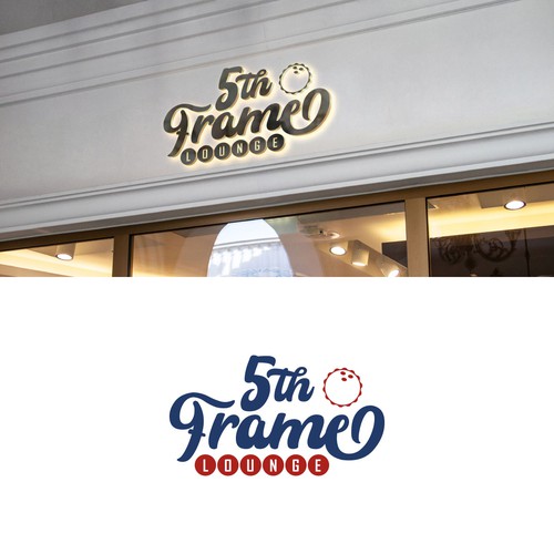 Logo design for bowling alley bar that can stand on its own