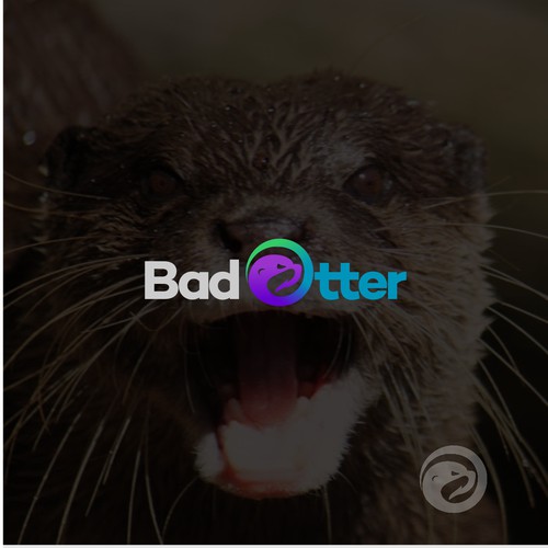 the logo concept for Bad Otter, an innovative clothing brand for lovers of outdoor activities such as water sports, mountain biking, golf etc ...
