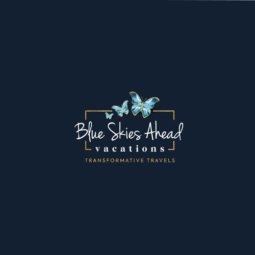 Blue Skies Ahead Travel agency logo