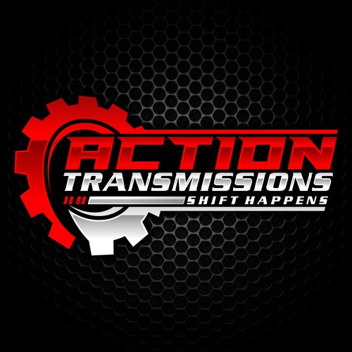 Action Transmissions logo design