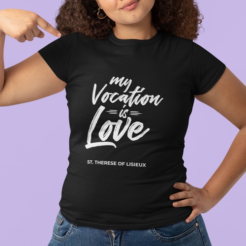 Vintage Typography t-shirt for woman