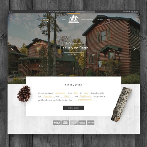 The Cabin Pros | Website Design and UX