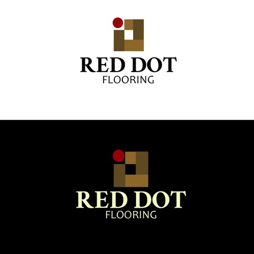 red dot flooring logo design 2