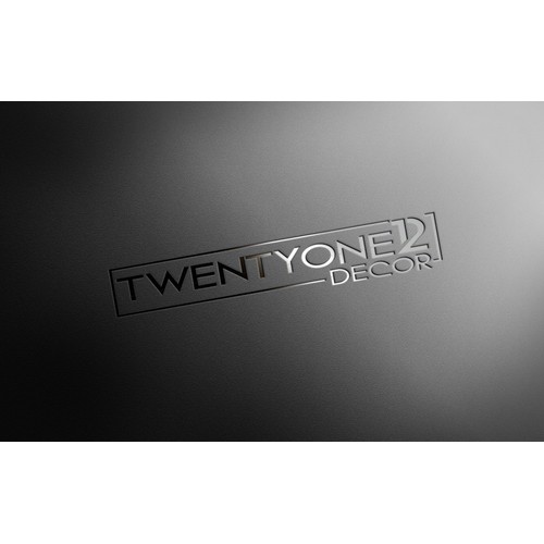 Create a compelling logo for TwentyOne12 Decor