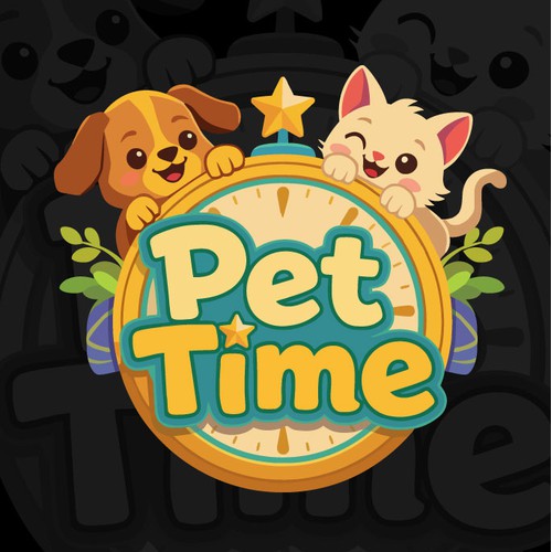 Logo Design For Pet Time