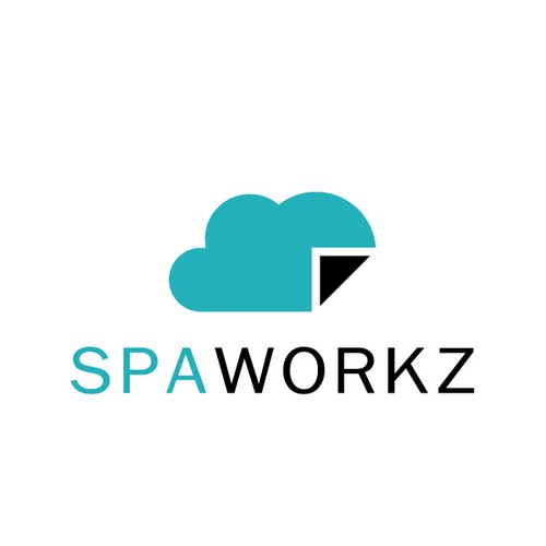 minimal logo for a cloud based spa management software 