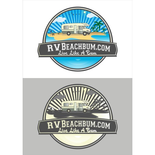 Create a Logo for my Website, RV Beachbum.com