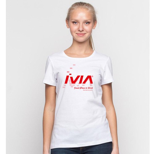 Modern and simple t-shirt design is needed for IVIA.com.br