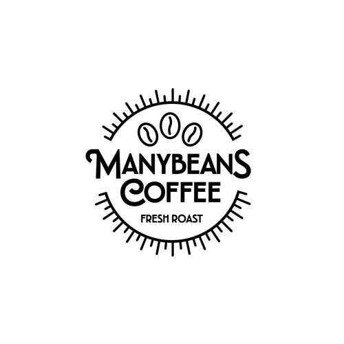 Design an emblem for Manybeans Coffee