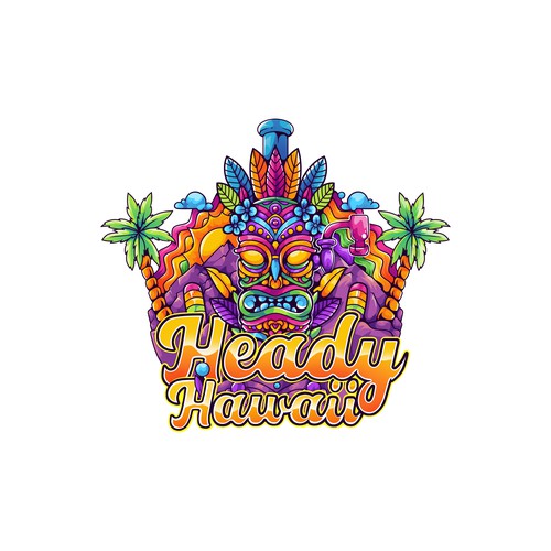 Colorful logo for Heady Hawaii