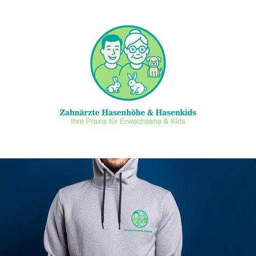 Zahnärzte Hasenhöhe & Hasenkids Logo Design
