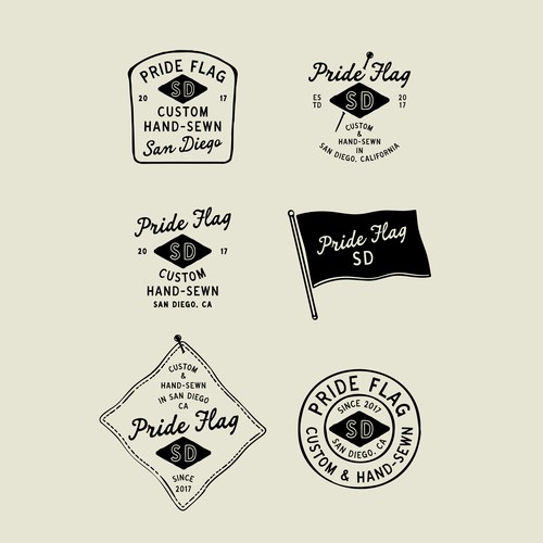 Logo Suite for Pride Flag SD