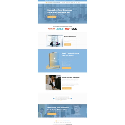 Create a stunning website design to make a boring product sexy